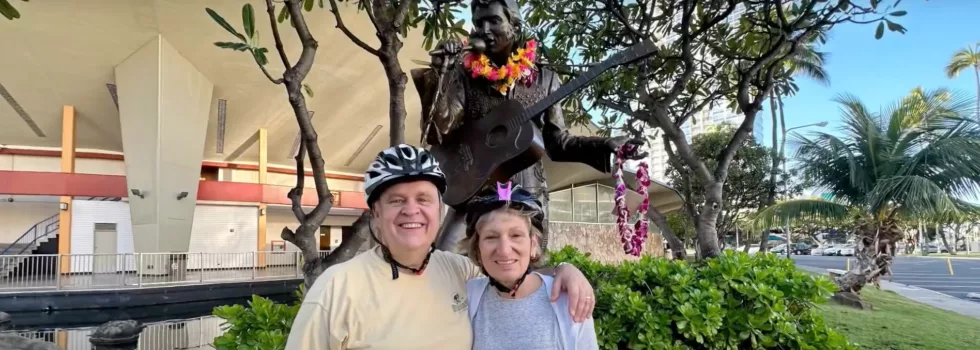 Blaisedell elvis statue bike tour