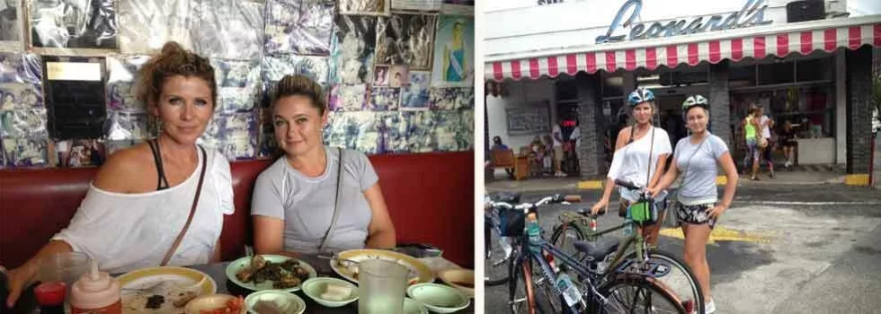 Leonards bakery by bike