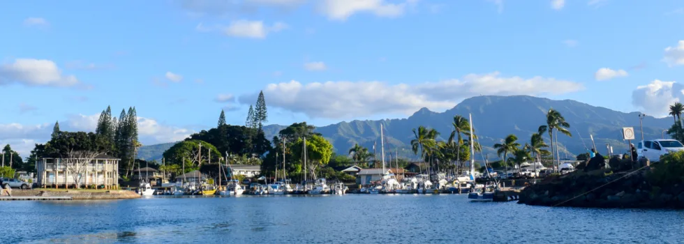Haleiwa harbor channel
