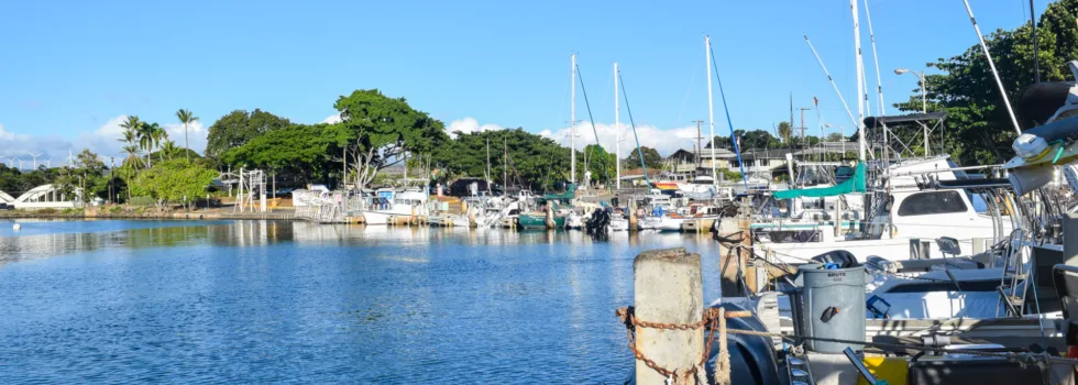 Haleiwa harbor docks