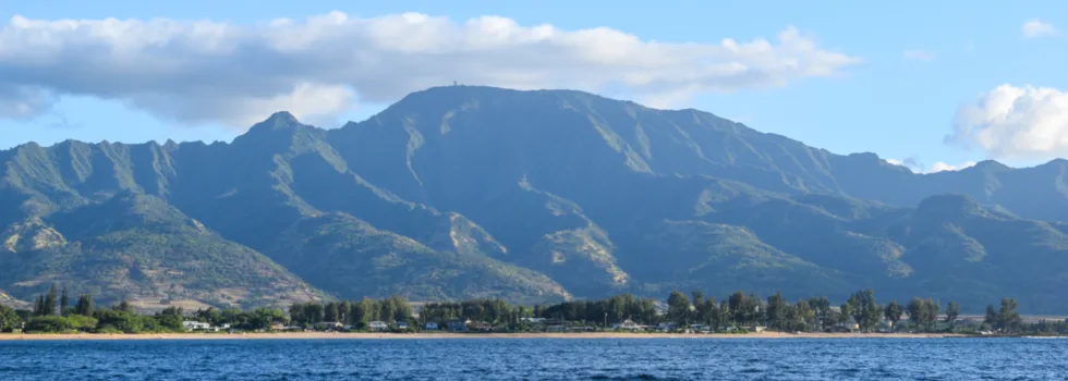 Mt kaala view from ocean