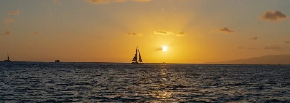 Sunset sail in waikiki