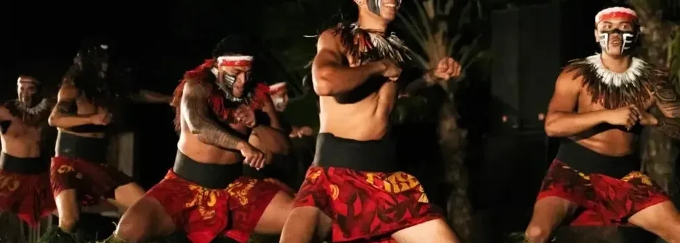 Male hula dancers