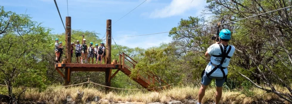Zipline west oahu hawaii