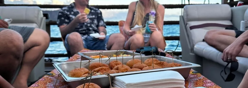 Food platter waikiki tiki boat