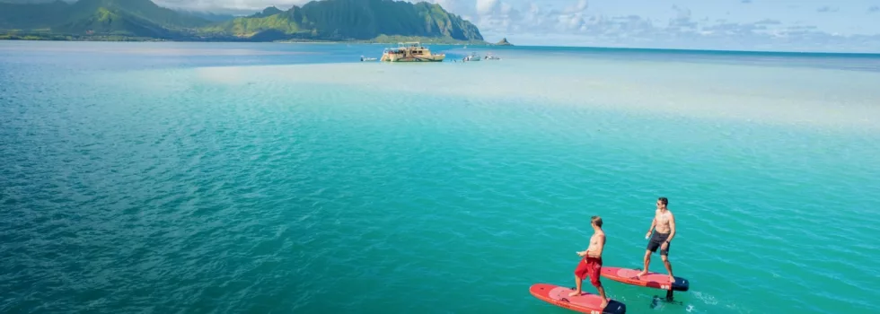 E foil kaneohe sandbar