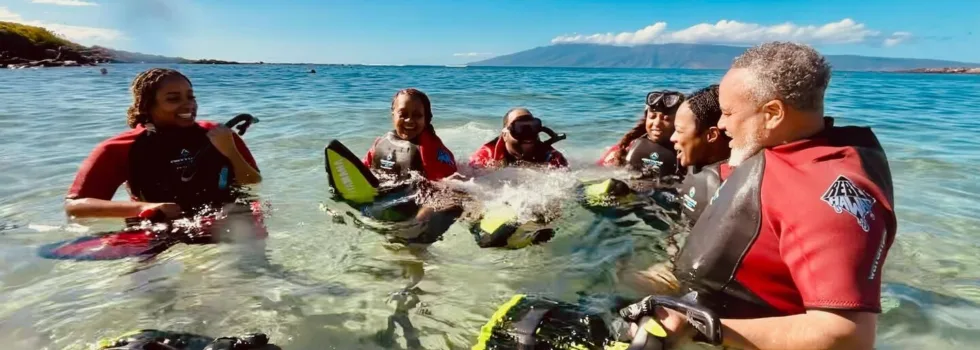 Sea scooter snorkel lesson west maui
