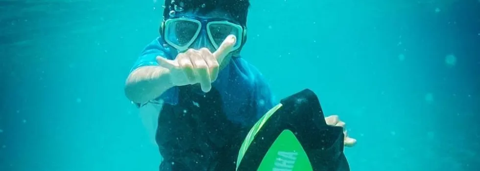 Kids maui sea scooter snorkeling