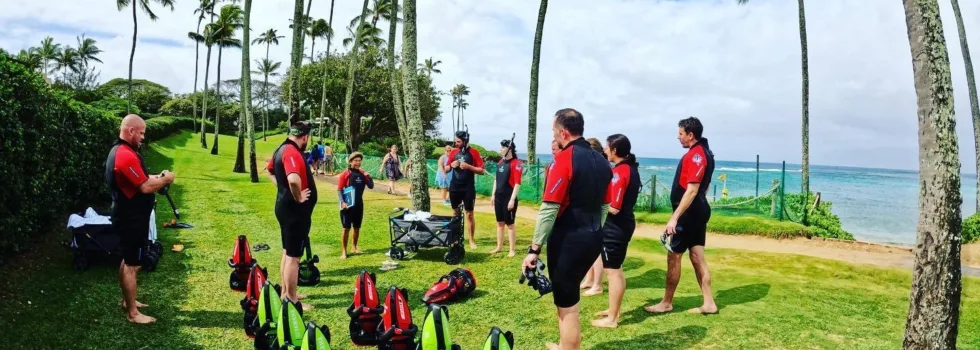 Maui sea scooter snorkeling lesson