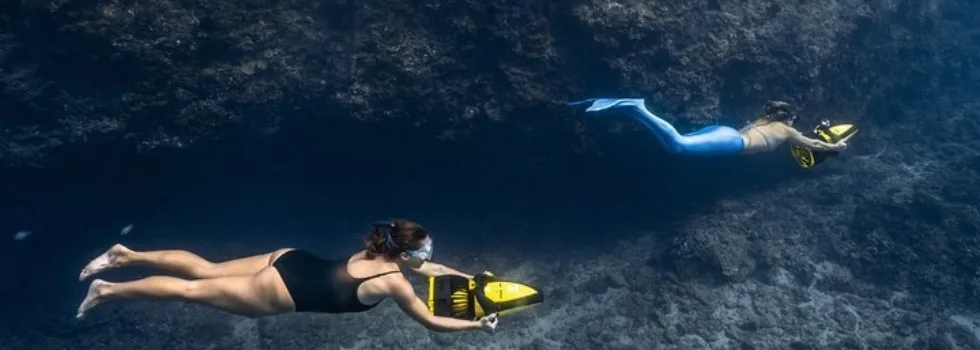 Napili maui sea scooter with mermaid