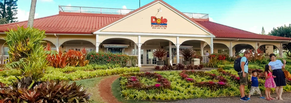 Dole plantation tour stop
