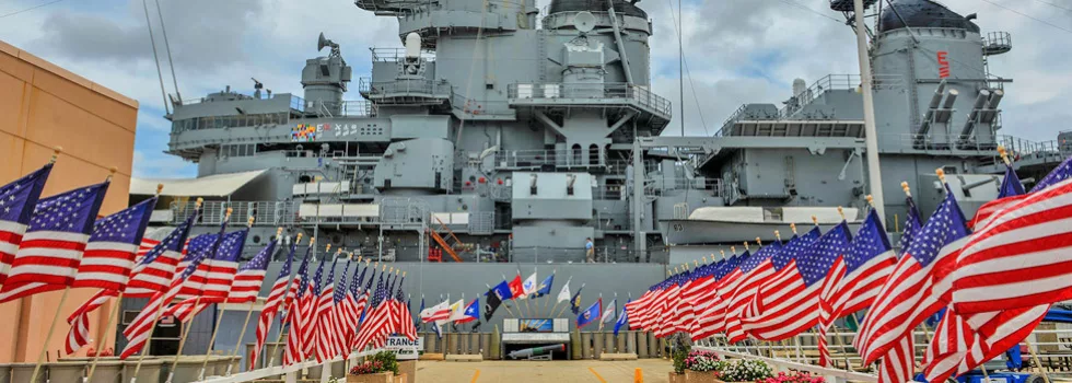 Entrance to uss missouri