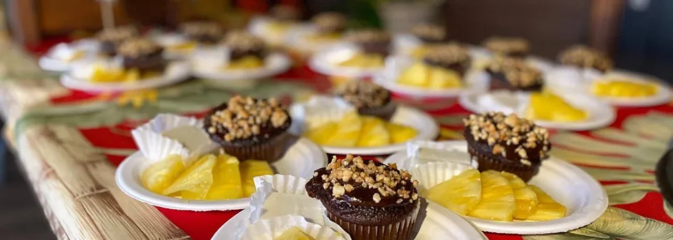 Dessert at oahu luau