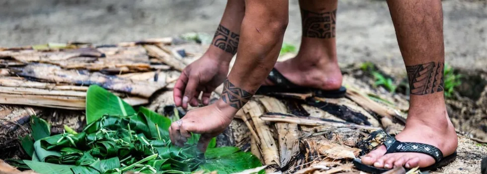 Mountain luau oahu imu pit