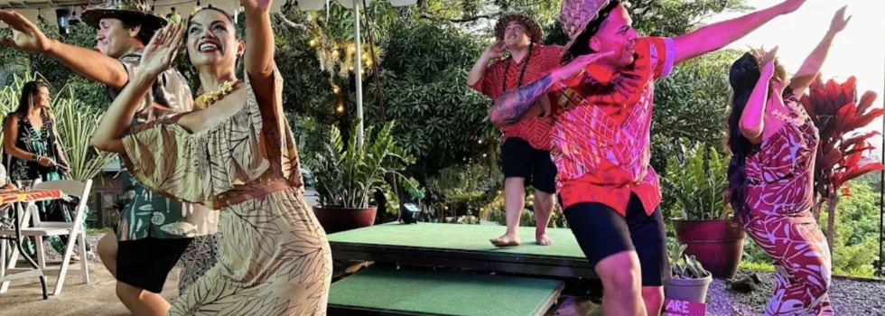 Staff hula dance oahu luau