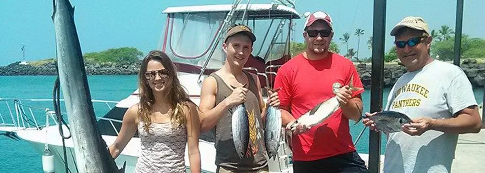Group fishing charter kona