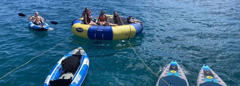 Inflatable water toy boat waikiki