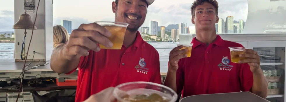 Waikiki cocktail cruise catamaran