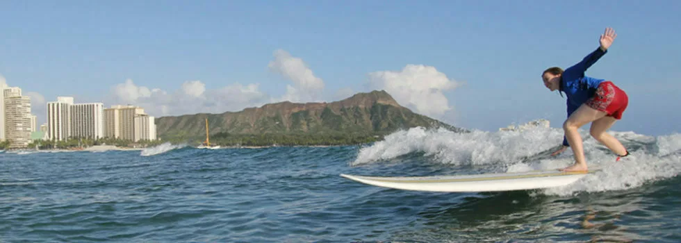 Waikiki surf lesson kids