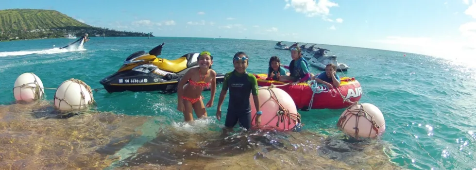 Watersport barge oahu platform