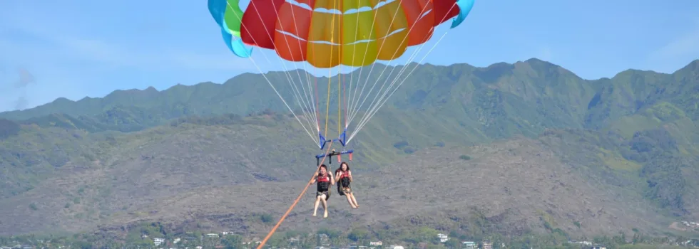 Maunalua bay parasail south oahu