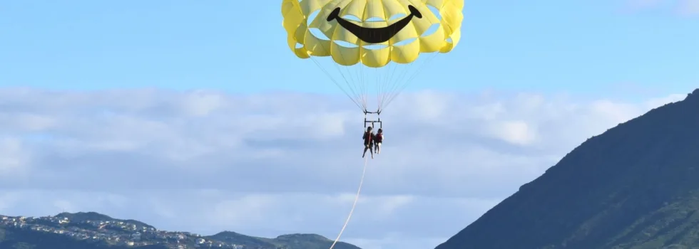 Parasail high in the air