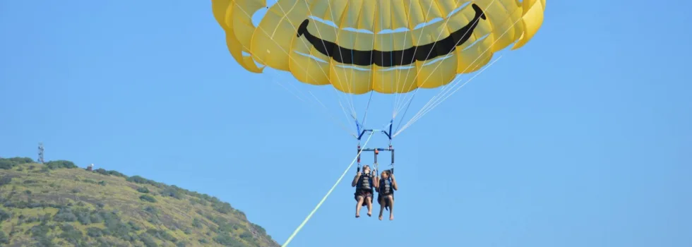 Smile face parasail oahu