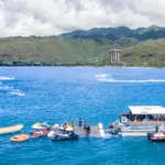 Watersport activity floating barge oahu honolulu