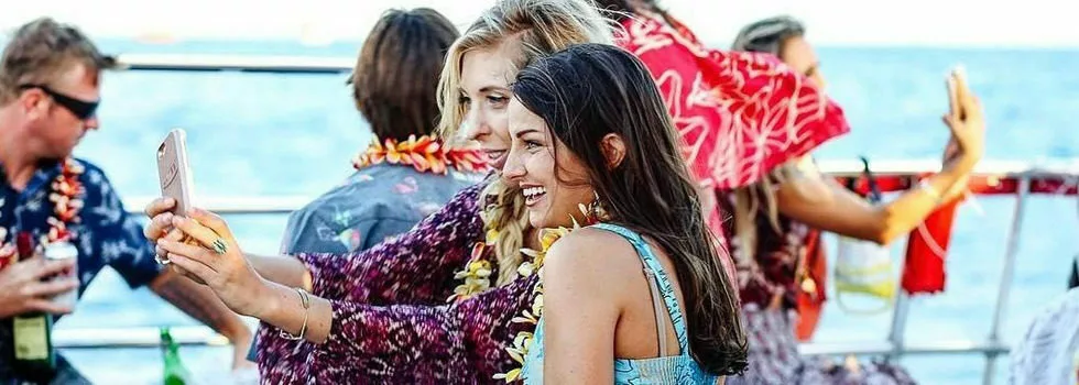 Waikiki Boat Tour Selfies