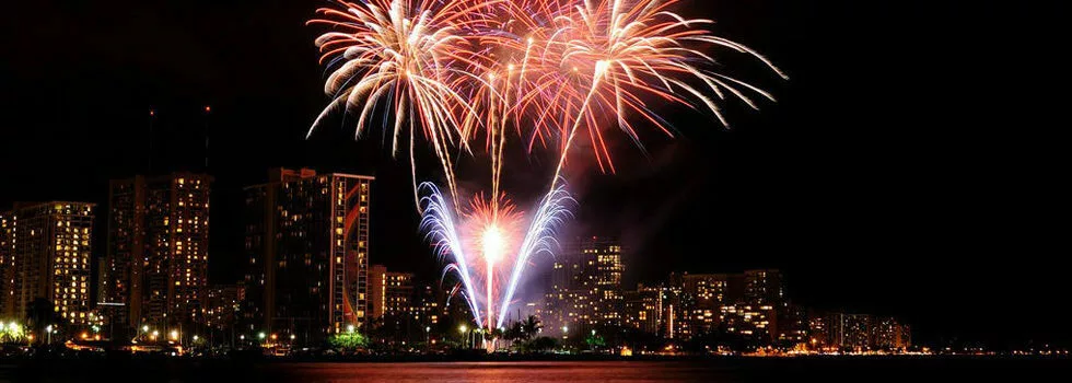Hilton Waikiki Fireworks