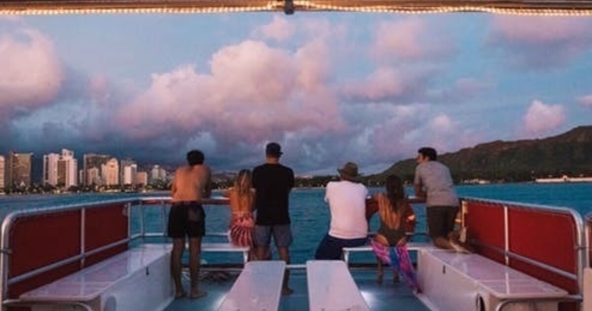 Glass Bottom Ride Sunset Glass Bottom Boat Ride - Adventure Tours Hawaii