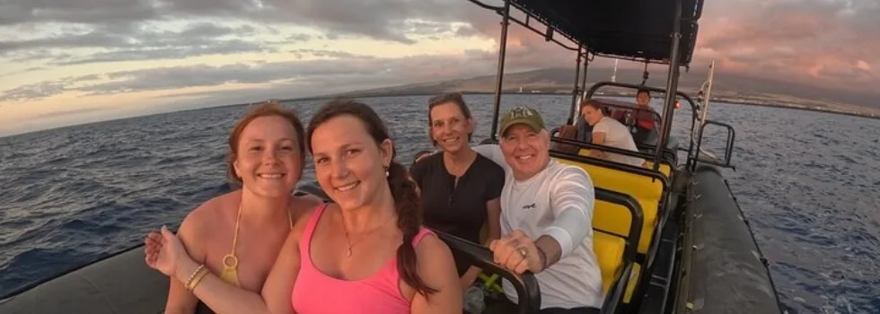 Group boat tour kona