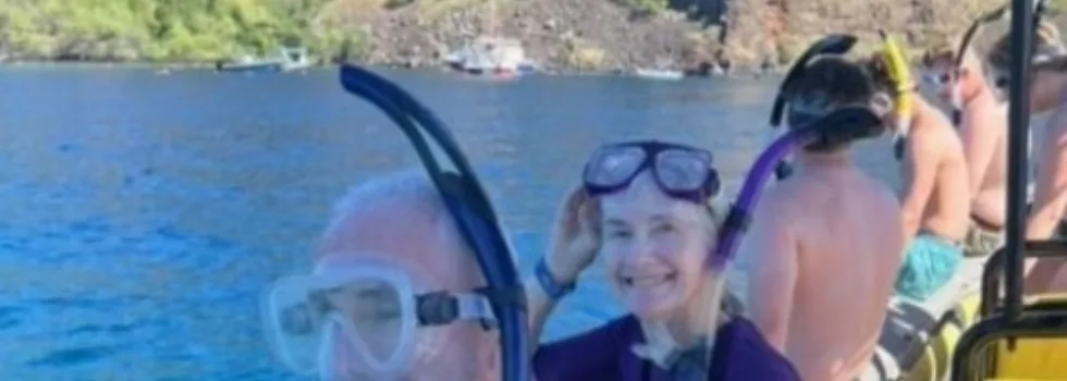 Family at kealakekua boat