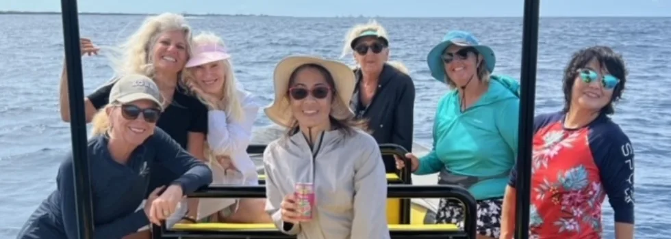 Group on kona rhib boat