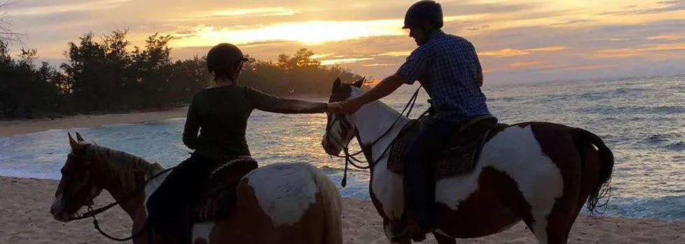 Best horseback ride on the beach in hawaii