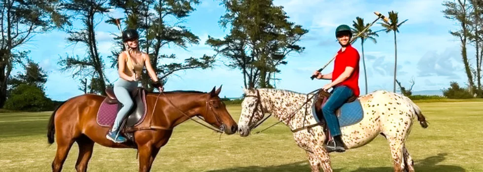 Try oceanfront horse polo