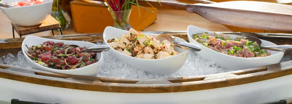 Hale hoaloha poke table