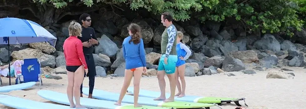 Chuns beach oahu surf lesson