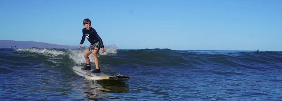 Haleiwa kid surf lesson