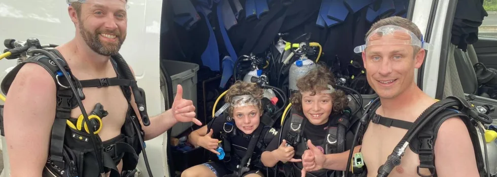 Dive with kids scuba maui