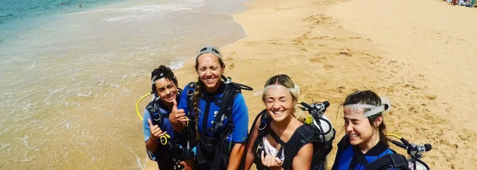 Scuba maui group kaanapali beach