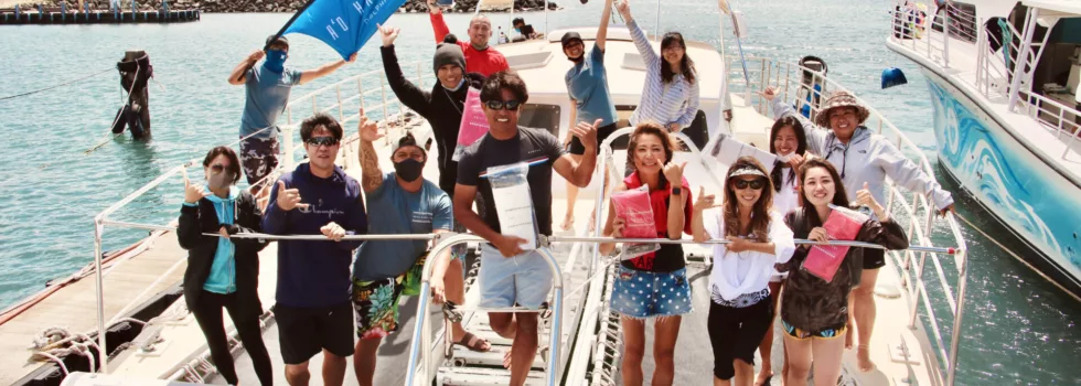 Dolphin boat crew oahu