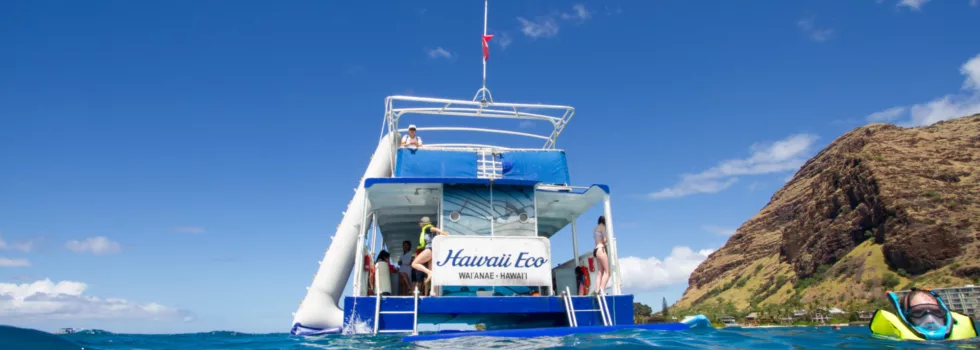 Snorkel fun boat west oahu