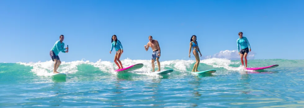 Party wave surf lesson
