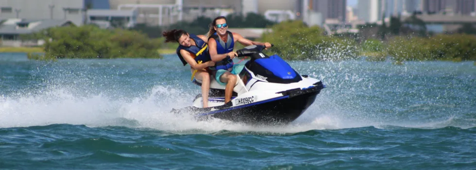 Jet ski couple honolulu