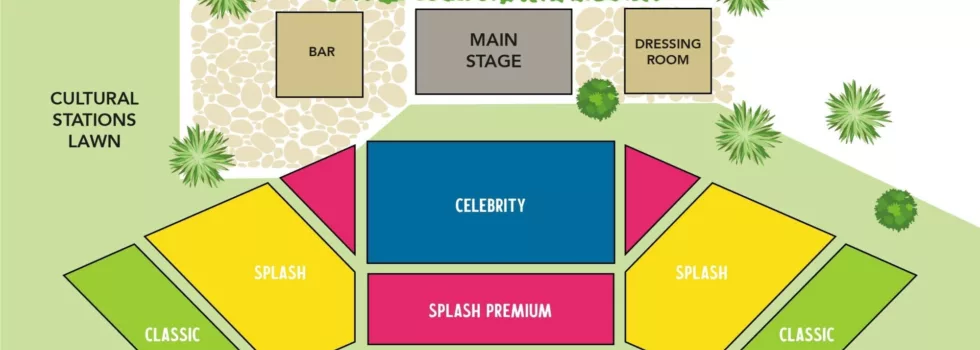 Luau seating map