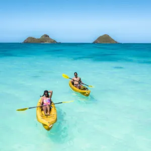Self Guided Kayaking in Kailua Bay
