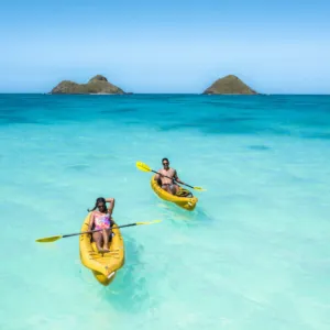 Self Guided Kayaking in Kailua Bay