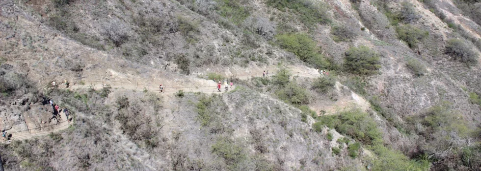 Oahu volcano crater hike