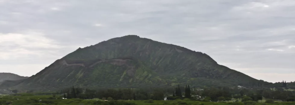 Koko crater from makapuu lighthouse